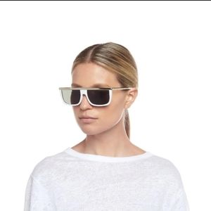 Le Specs Hydromatic Sunglasses White Gold Unisex BNWT SO RETIRED